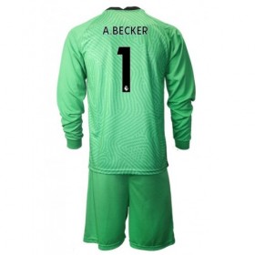 Liverpool A.Becker 1 Portiere Bambino Maglia Terza 2020/2021 Manica Lunga (+ Pantaloncini)
